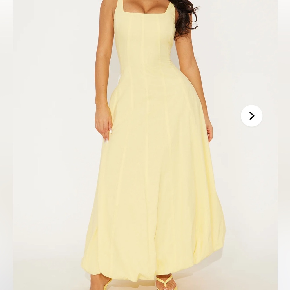 Bubble Hem Maxi Dress